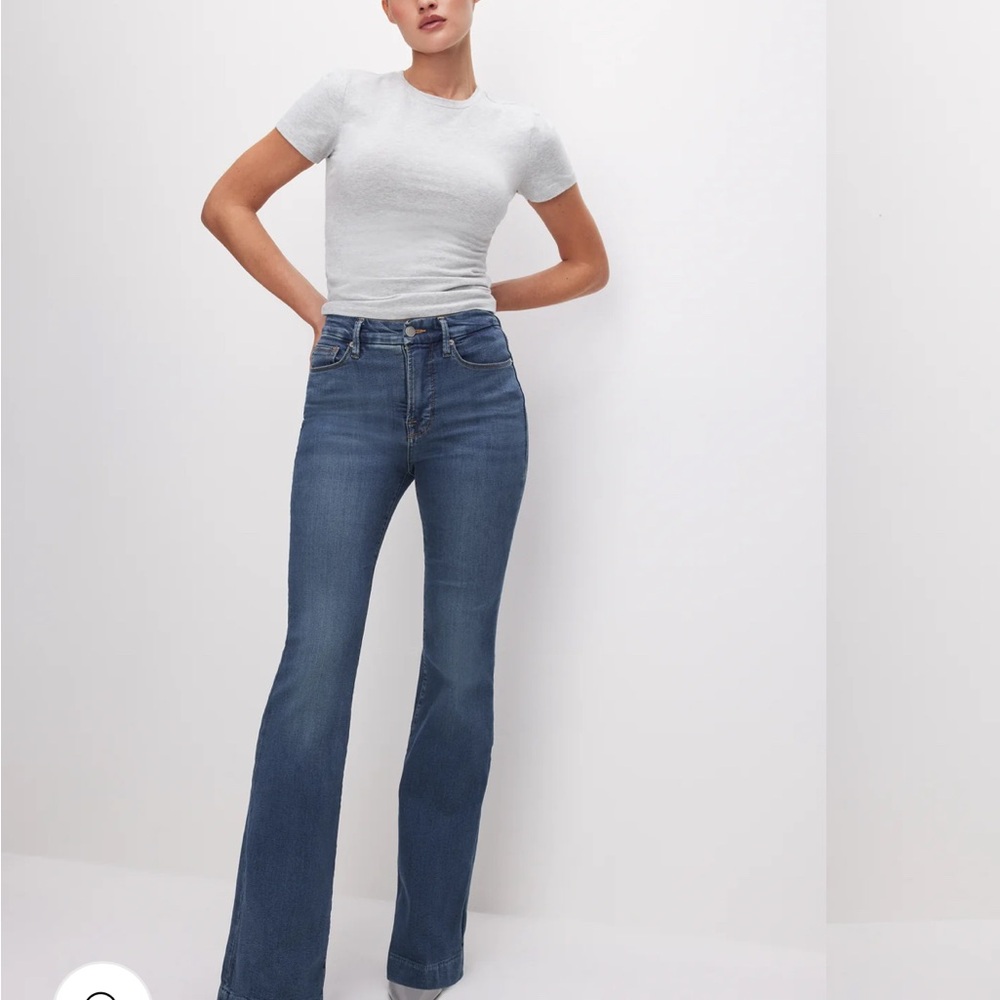 Good American flare jeans